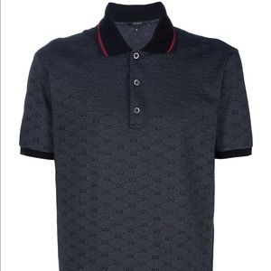 Gucci monogram polo shirt